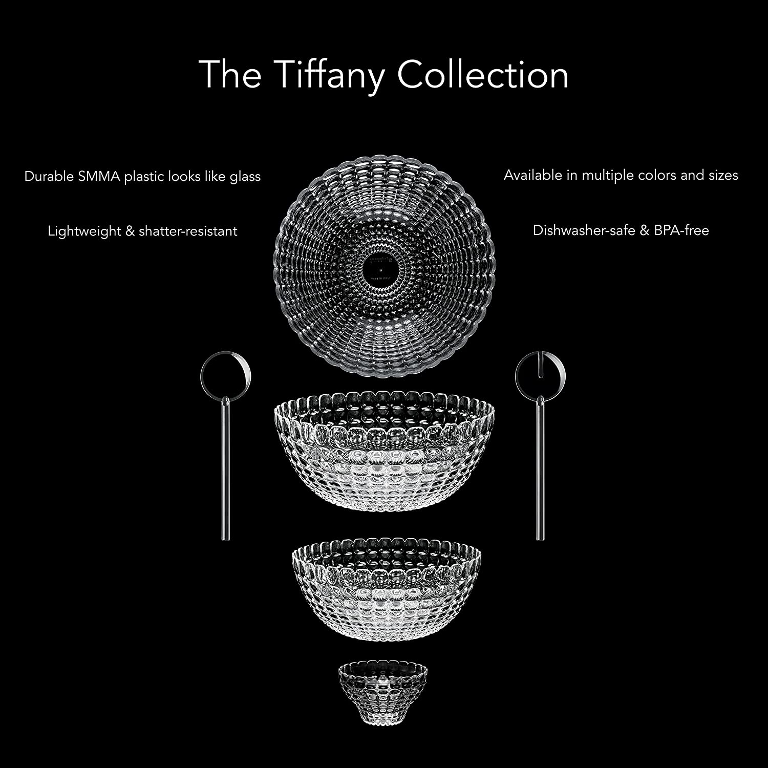 Acquista online Guzzini Tiffany posate insalata trasparente cm28  Guzzini